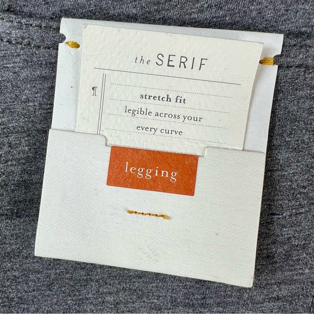 NWT Anthropologie Pilcro And The Letterpress Leggings Serif Fit Sz. 28 - Picture 7 of 8